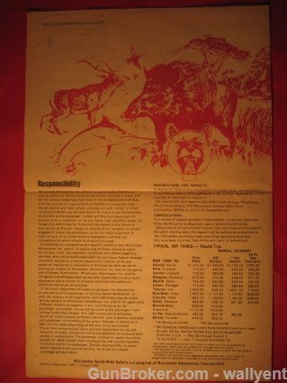Winchester World-Wide Safari's 1967 Paper Rare-img-21