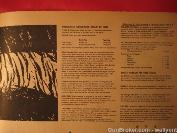 Winchester World-Wide Safari's 1967 Paper Rare-img-13