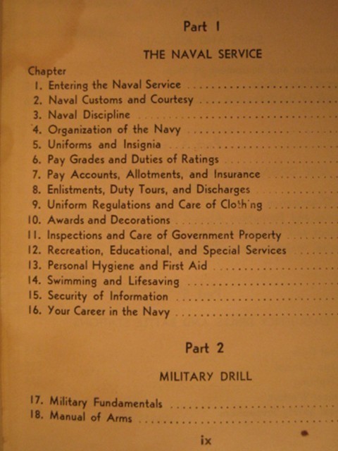 The Bluejackets Manual 1950 U.S.N. Navy Book USN-img-1