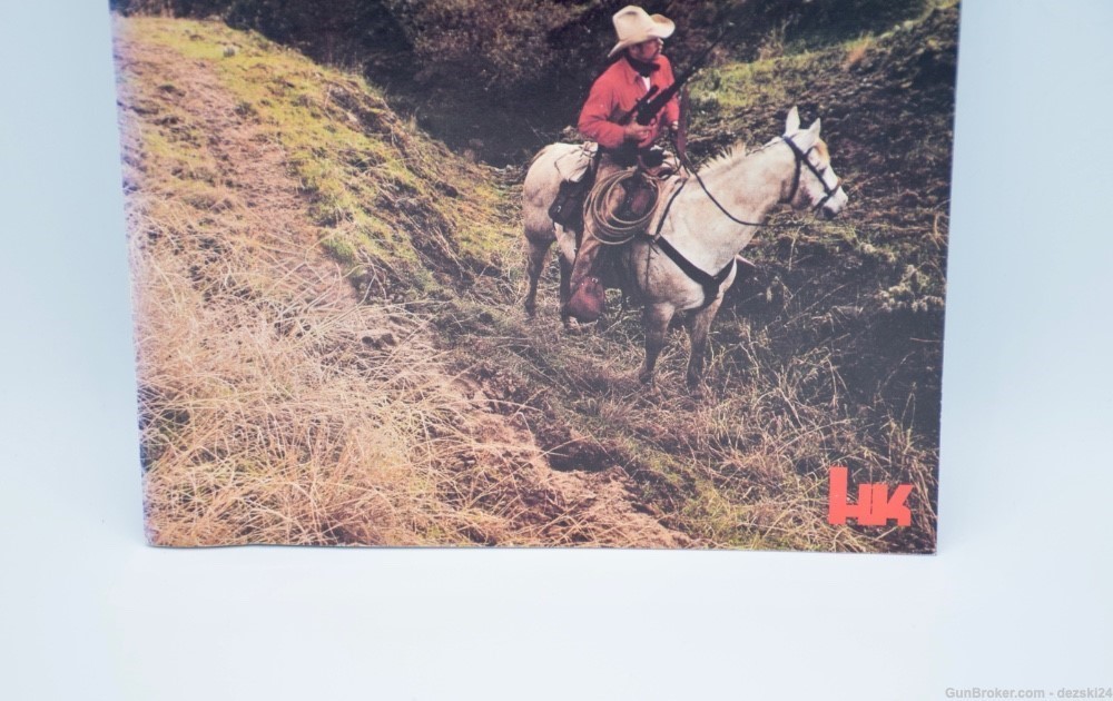 HECKLER & KOCH HK 1986 ORIGINAL DEALER CATALOG/BOOK FEATURING SWAMPMAN RARE-img-1
