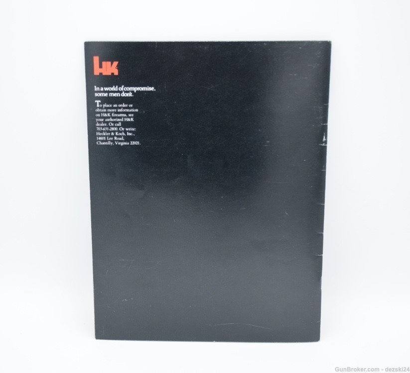 HECKLER & KOCH HK 1986 ORIGINAL DEALER CATALOG/BOOK FEATURING SWAMPMAN RARE-img-3