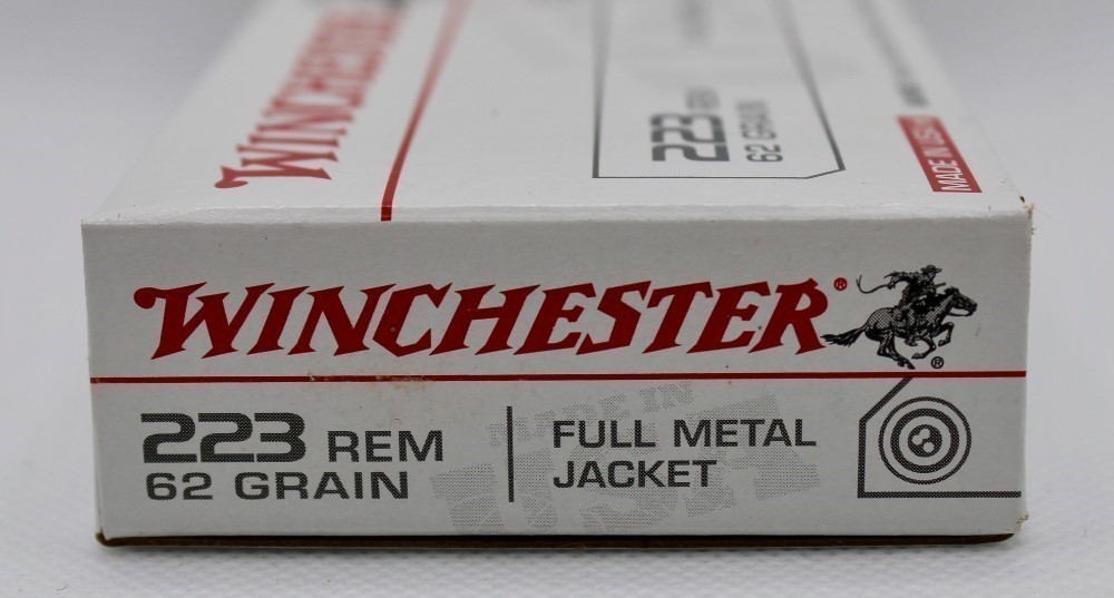 200 Rounds 223 Winchester USA Rem 62 GR FMJ Ten 20/CT Boxs Win223 200Rds -img-2