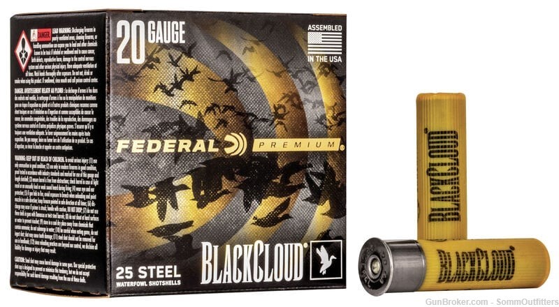 Federal Black Cloud 20 Ga 3" 1 oz - 2 Shot-img-0