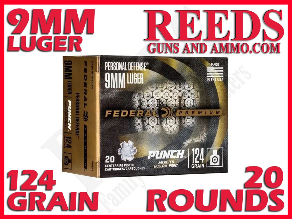 Federal Punch Defense 9MM LUGER 124 Grain PD9P1-img-0