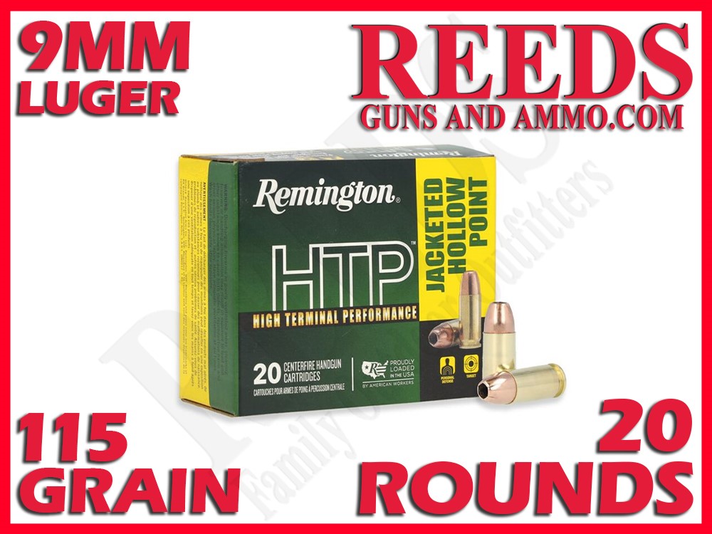 Remington High Terminal Performance 9mm Luger 115 Grain JHP 28288-img-0