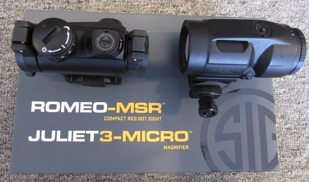 Sig Sauer Romeo MSR & Juliet 3 Micro red dot sight & Magnifier-img-4