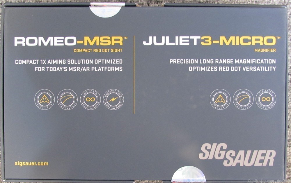 Sig Sauer Romeo MSR & Juliet 3 Micro red dot sight & Magnifier-img-3