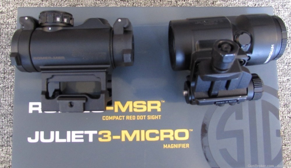 Sig Sauer Romeo MSR & Juliet 3 Micro red dot sight & Magnifier-img-5