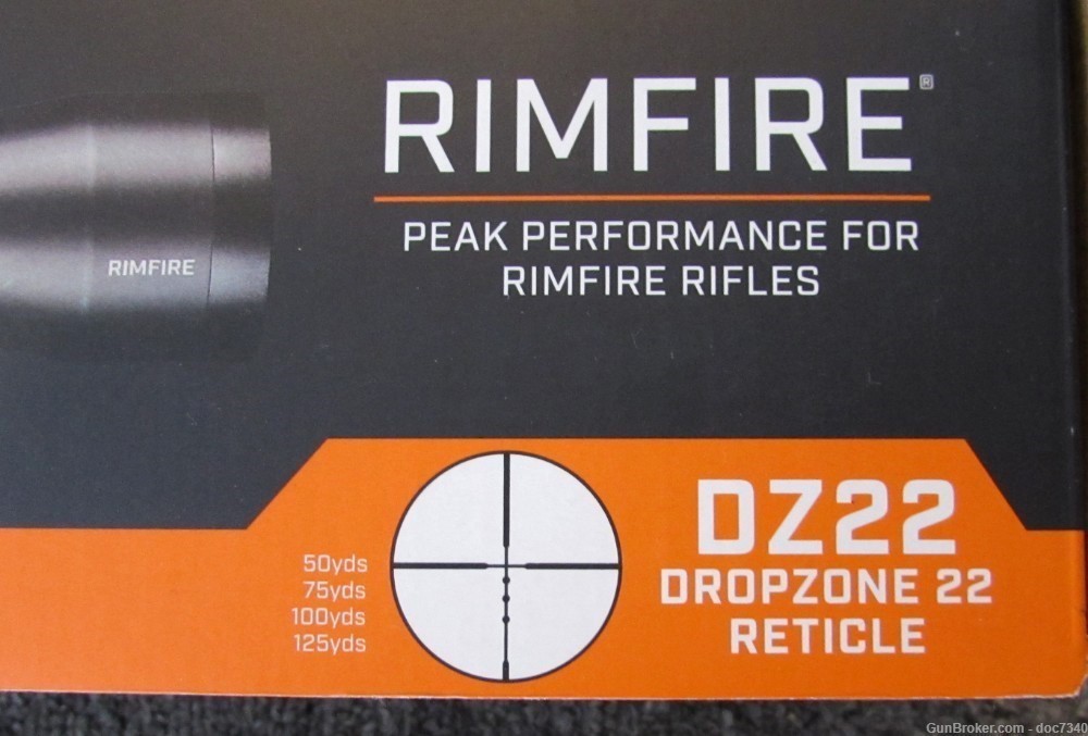 Bushnell DZ 3-9 x 40mm rimfire scope-img-1