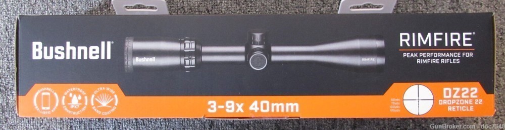 Bushnell DZ 3-9 x 40mm rimfire scope-img-0