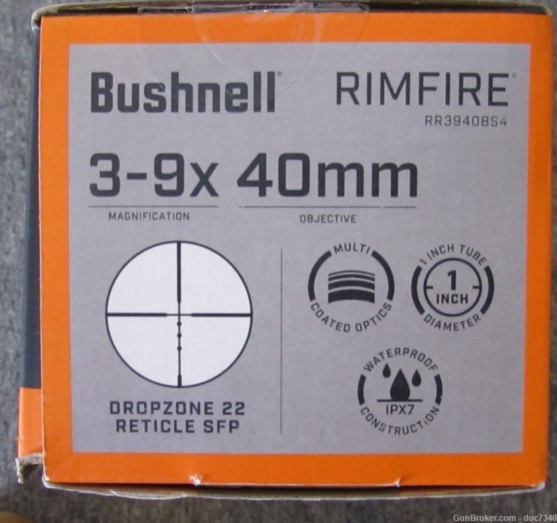 Bushnell DZ 3-9 x 40mm rimfire scope-img-2