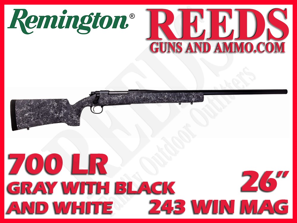 Remington 700 Long Range Heavy Barrel HS Gray 300 Win Mag 26in R84161-img-0