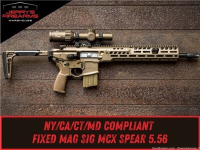 NY/CA/CT/MD COMPLIANT FIXED MAG SIG MCX SPEAR LT 5.56 