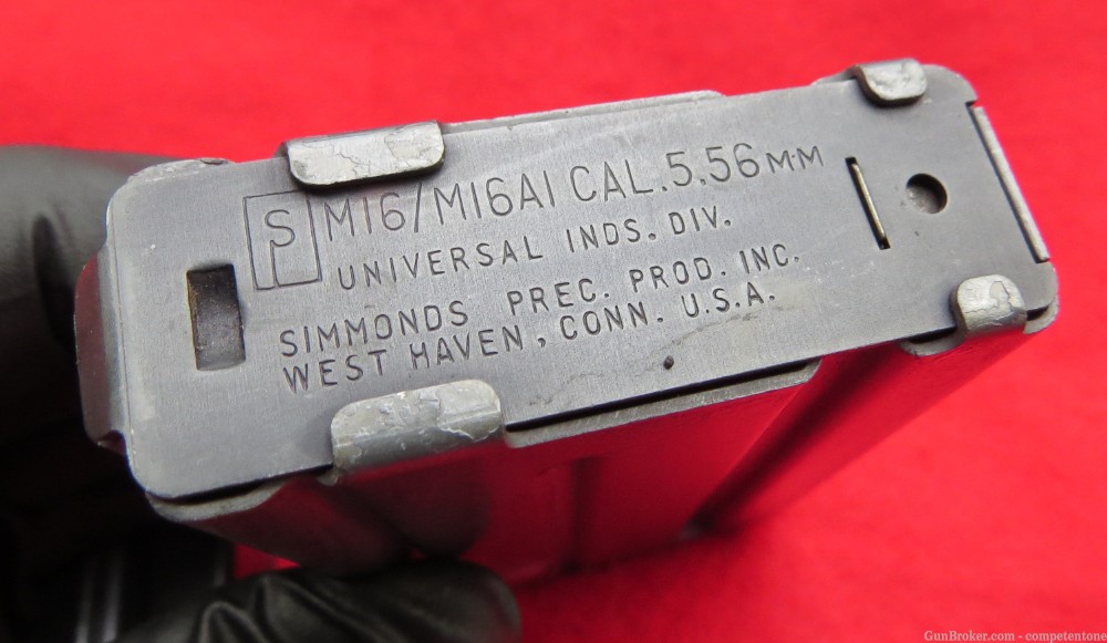 M16 M16A1 5.56 Universal Industries Simmonds 20-rnd AR-15 SP1 SP-1 Magazine-img-3