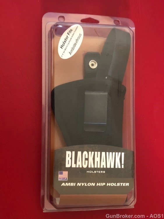 Blackhawk Nylon Hip Holster 3”- 4” Medium & Large Revolvers 40AM02BK  NIP-img-1