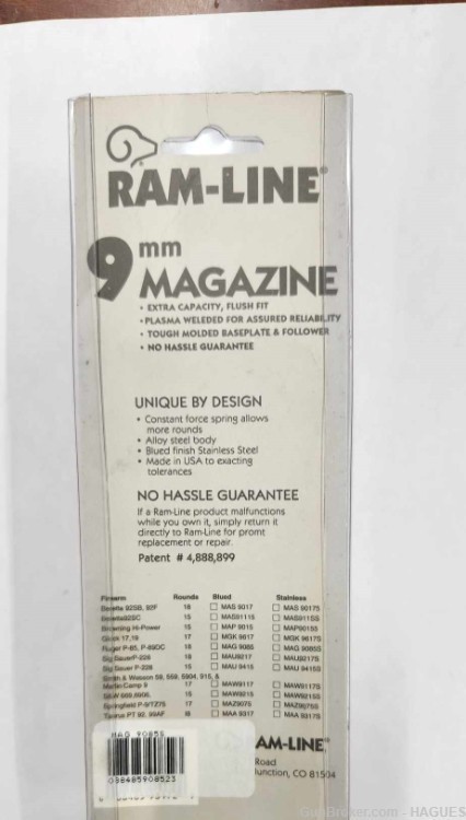 NEW: RAM-LINE Ruger P85-89 / 9mm 17 Round Magazine -img-1
