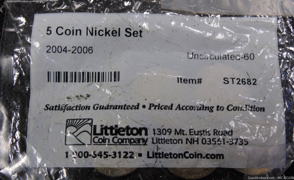 Vintage U.S. Three Coin Money Clip & Nickle set.-img-2