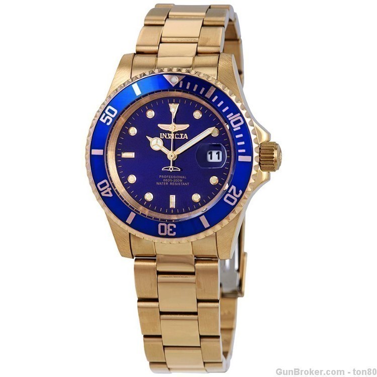 INVICTA Men's Pro Diver Stainless Steel Blue Dial IN33270-img-0