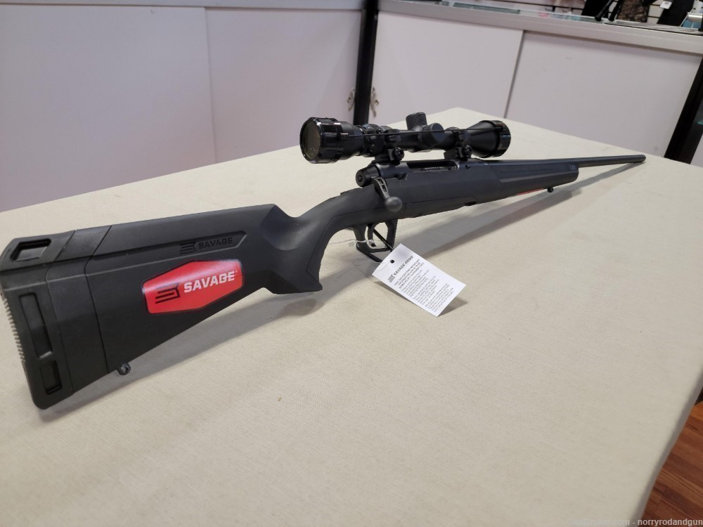 Savage Axis XP 22-250 Bolt Action Rifle w/ Weaver 3-9x40mm Scope-img-2