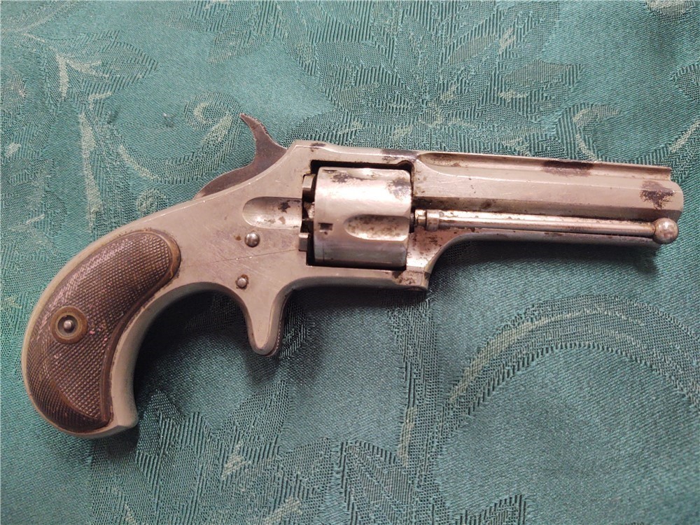Original U.S. Remington-Smoot New Model No.2 Pocket Revolver .32 Rimfire-img-1