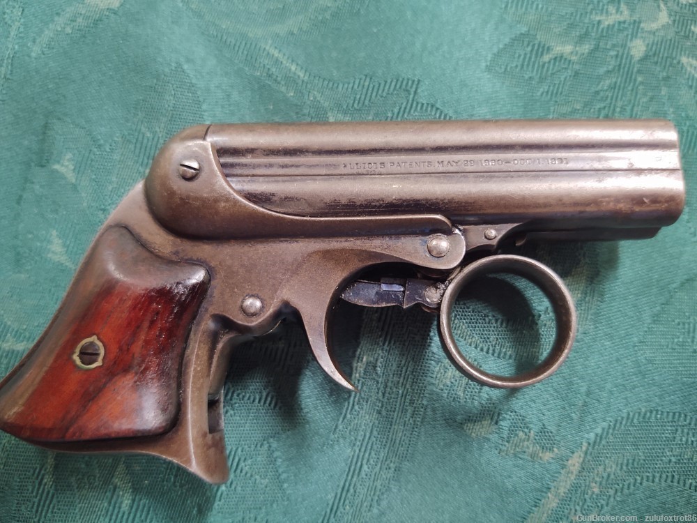 Remington-Elliot Ring Trigger .32 Deringer Pepperbox -img-0