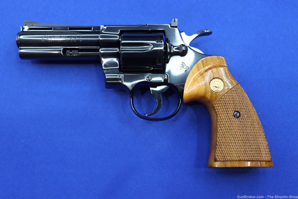 Colt Model Python Revolver 357MAG Royal Blued 1985 MFG LNIB Rare Gun 357 4"-img-54