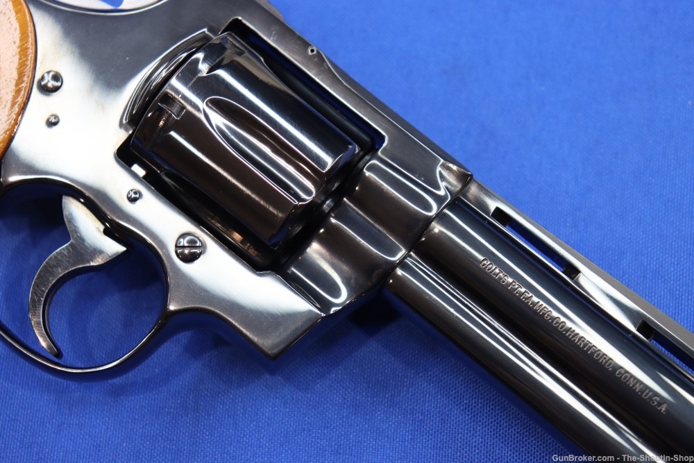 Colt Model Python Revolver 357MAG Royal Blued 1985 MFG LNIB Rare Gun 357 4"-img-15