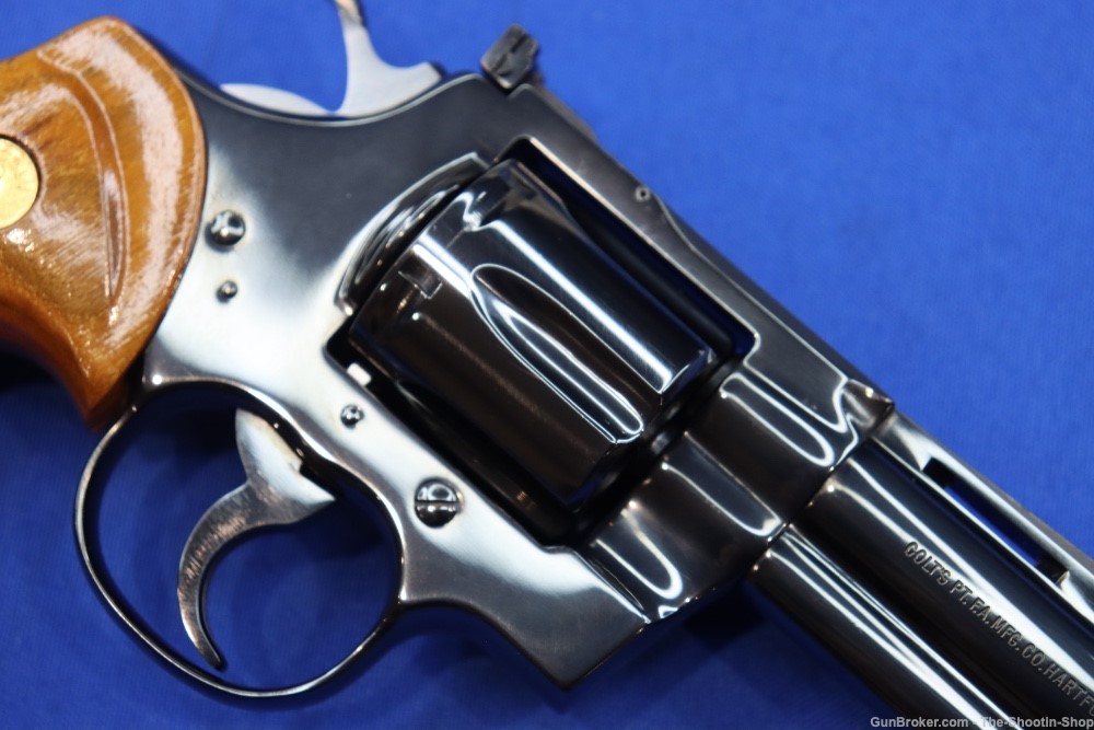 Colt Model Python Revolver 357MAG Royal Blued 1985 MFG LNIB Rare Gun 357 4"-img-14
