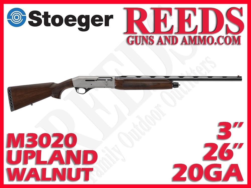 Stoeger 3020 Upland Walnut Silver 20 Ga 3in 26in 31845-img-0