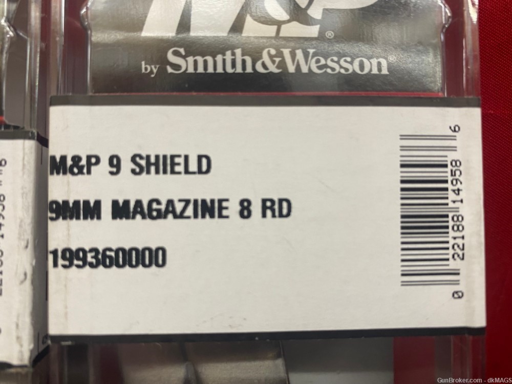 3 S&W M&P 9 Shield 9mm 8 round Magazines-img-1