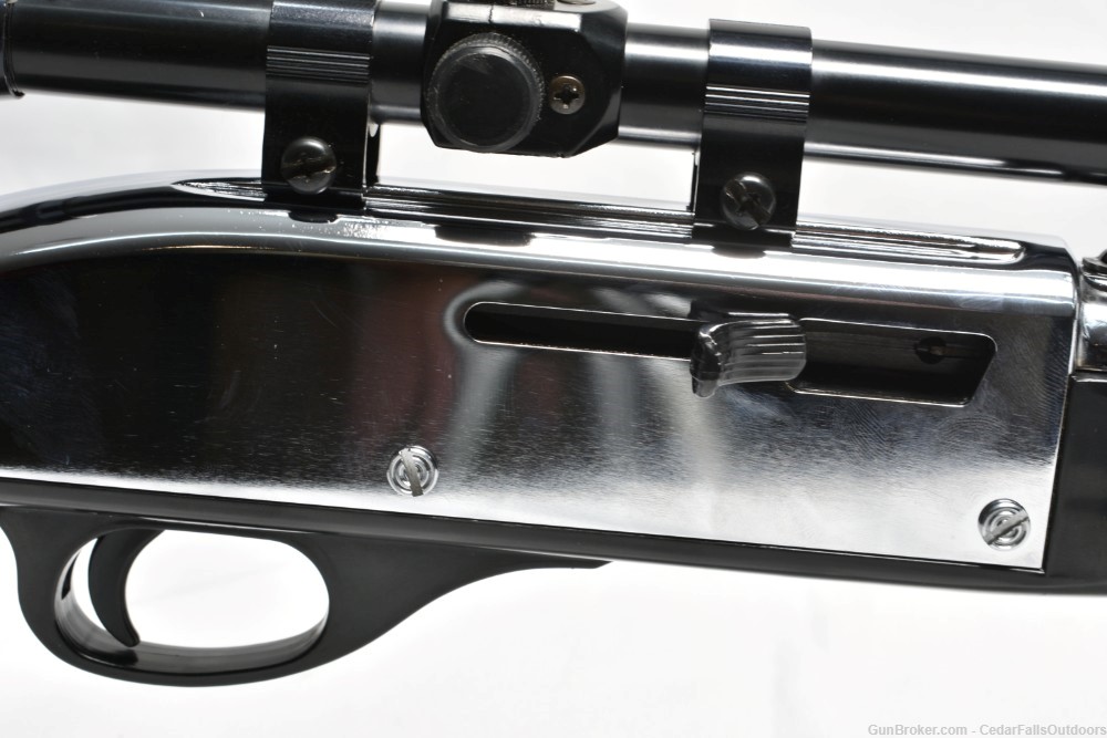 Remington model 66 Apache Black w/White diamonds semi-auto .22lr rifle-img-17