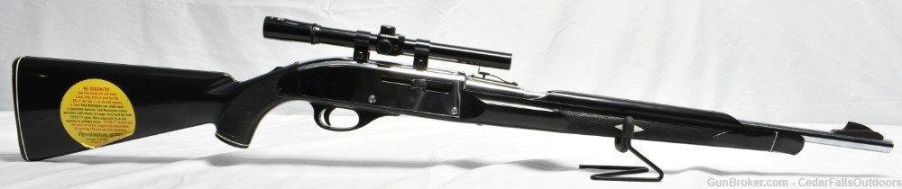 Remington model 66 Apache Black w/White diamonds semi-auto .22lr rifle-img-0