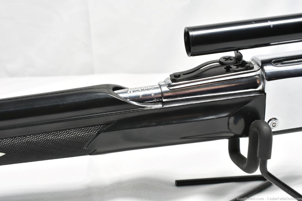Remington model 66 Apache Black w/White diamonds semi-auto .22lr rifle-img-13