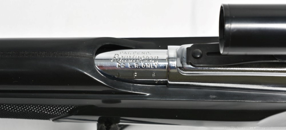 Remington model 66 Apache Black w/White diamonds semi-auto .22lr rifle-img-35