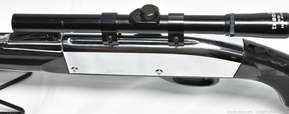 Remington model 66 Apache Black w/White diamonds semi-auto .22lr rifle-img-24