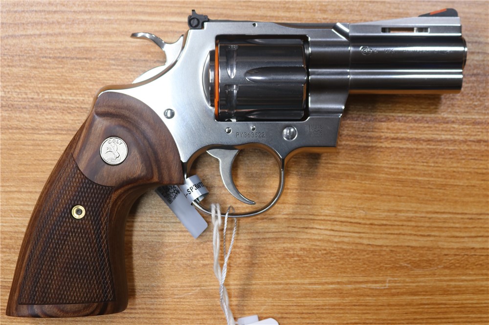 Colt Python 357 Magnum Stainless 3" Barrel 6 Round Box-img-2