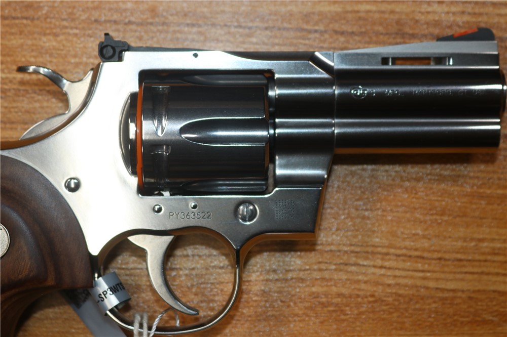 Colt Python 357 Magnum Stainless 3" Barrel 6 Round Box-img-3