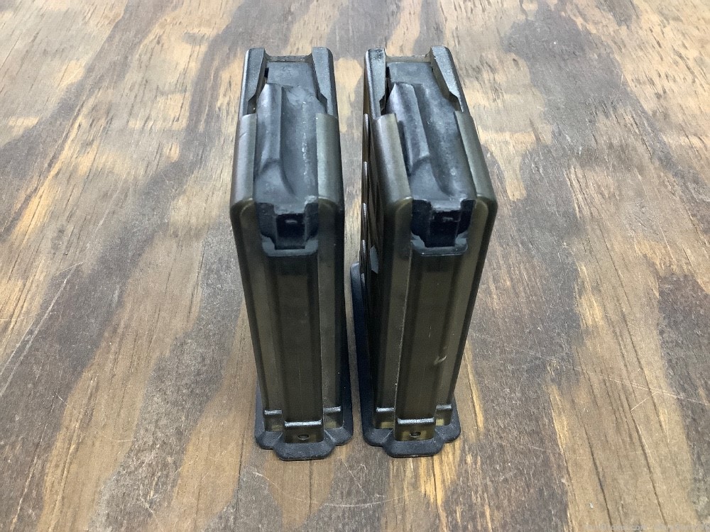 2 x Factory DPMS 10 round 5.56 waffle magazines smoke clear .223 AR15 clip-img-4