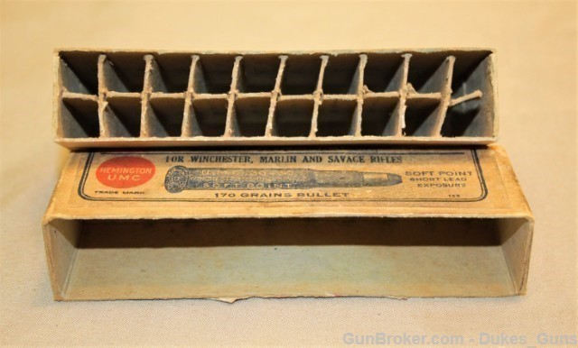 Remington Arms - Union Metallic Cartridge Co Box - app. 1912 -  30-30-rare-img-6