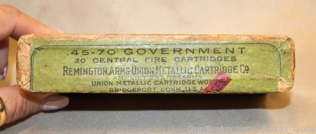 Remington Arms-Union Metallic 45-70 Gov. "SHOT CARTRIDGE" Box Very Rare-img-1