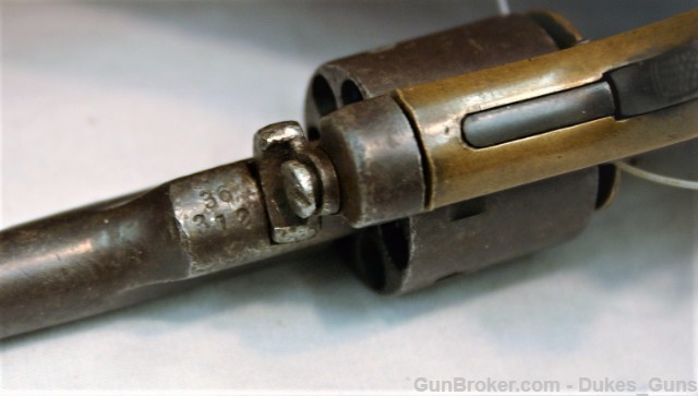 Colt Open Top Pocket Model Revolver MFG 1874 antique Rare!-img-10