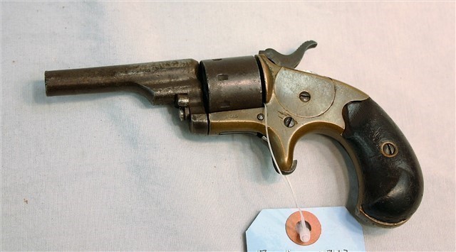 Colt Open Top Pocket Model Revolver MFG 1874 antique Rare!-img-0