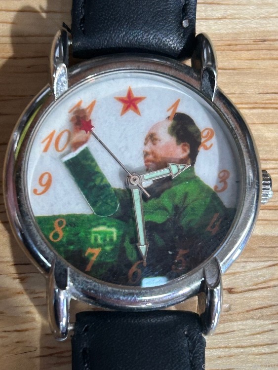 Original CCP Chairman Mao wristwatch-img-0