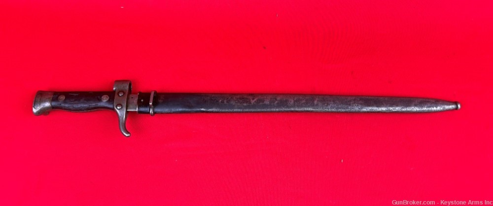 FRENCH 1892 BERTHIER BAYONET WITH SCABBARD-img-0