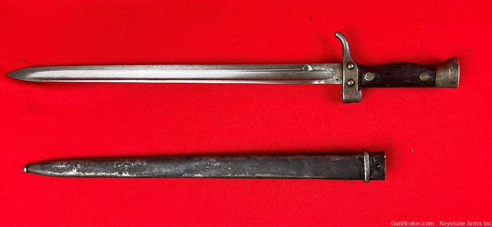 FRENCH 1892 BERTHIER BAYONET WITH SCABBARD-img-3