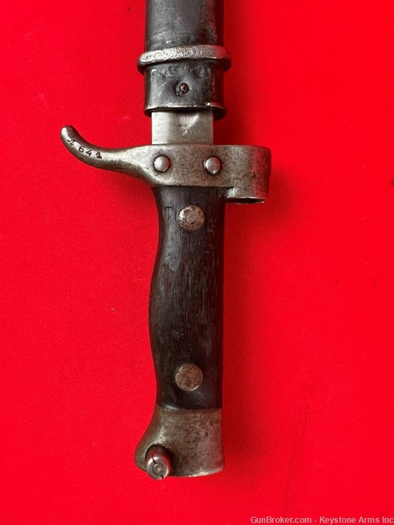FRENCH 1892 BERTHIER BAYONET WITH SCABBARD-img-4