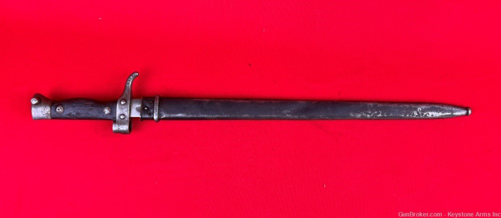 FRENCH 1892 BERTHIER BAYONET WITH SCABBARD-img-1