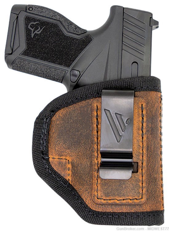 Versacarry RA2112 Ranger IWB Size 2 Brown Leather IWB Concealment Holster-img-4