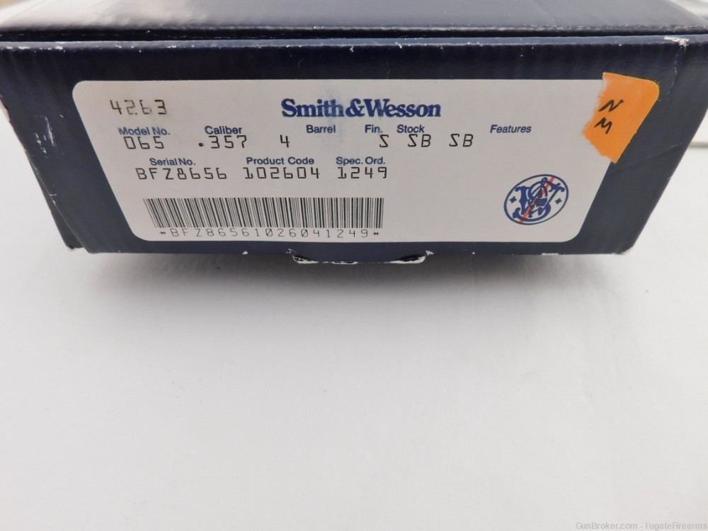 1990 Smith Wesson 65 357 New In The Box-img-2