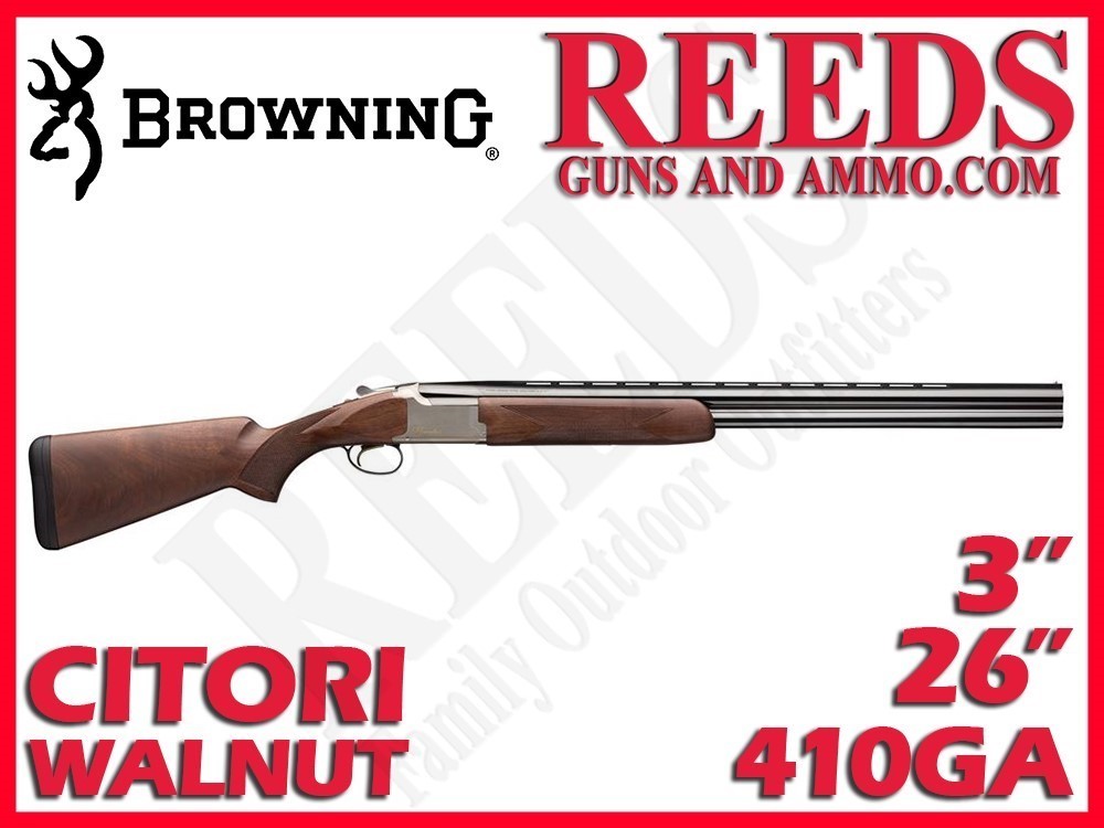 Browning Citori Hunter Grade II Walnut 410 3in 26in 018259914-img-0